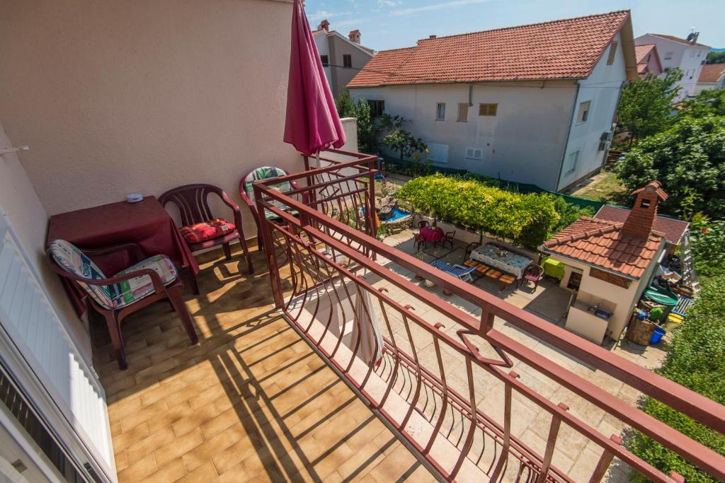 Balkón nebo terasa v ubytování Apartmani EDA ZADAR