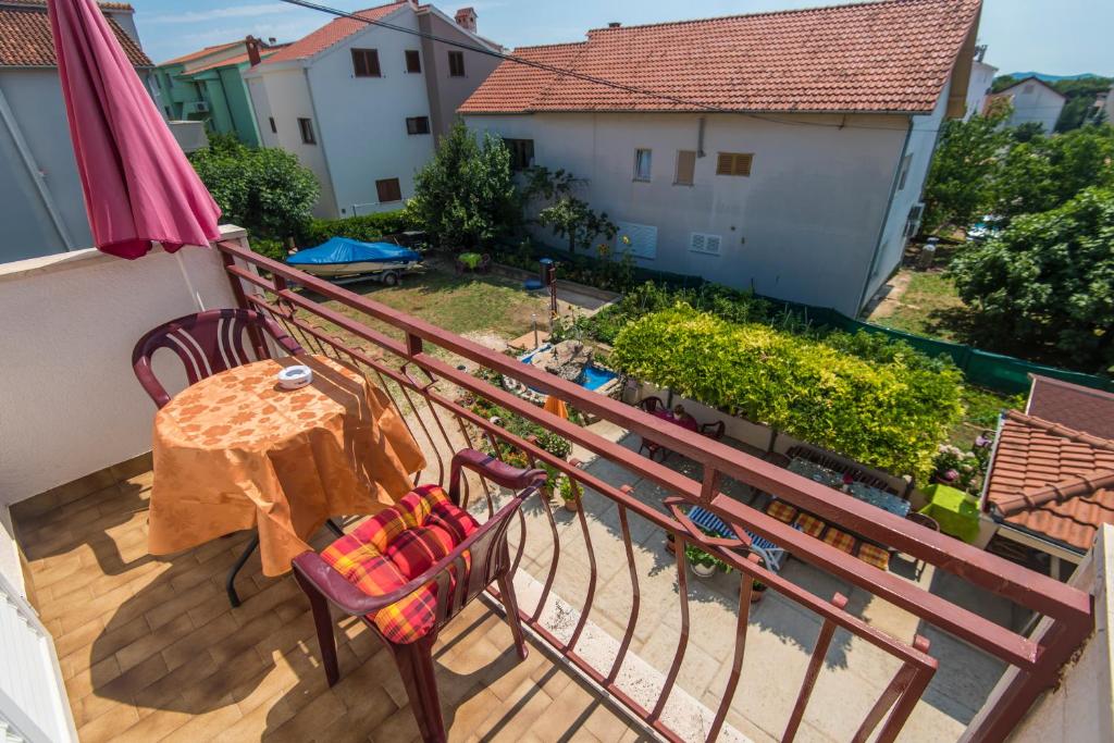 Balkón nebo terasa v ubytování Apartmani EDA ZADAR