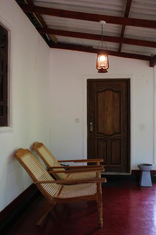 Posezení v ubytování Sigiriya Lahiru Homestay