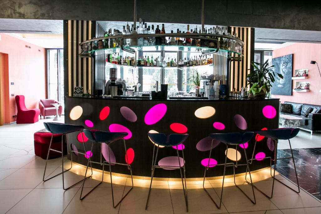 Posezení v ubytování Design Oberosler Hotel