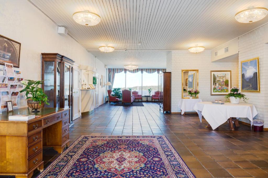 Posezení v ubytování Sundbyholms Slott