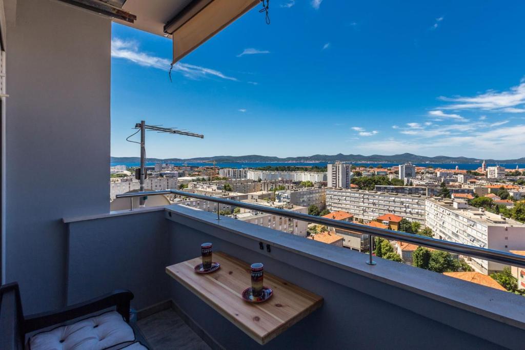 Balkón alebo terasa v ubytovaní City&Sea view 2BR 4+2