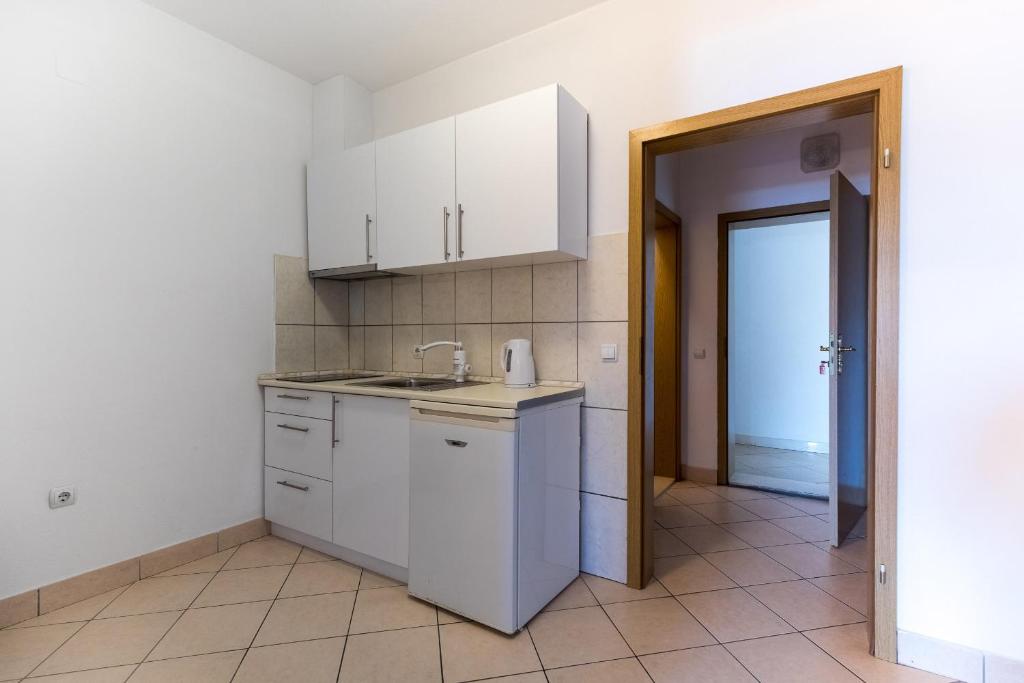 Kuchyň nebo kuchyňský kout v ubytování Villa Suzana