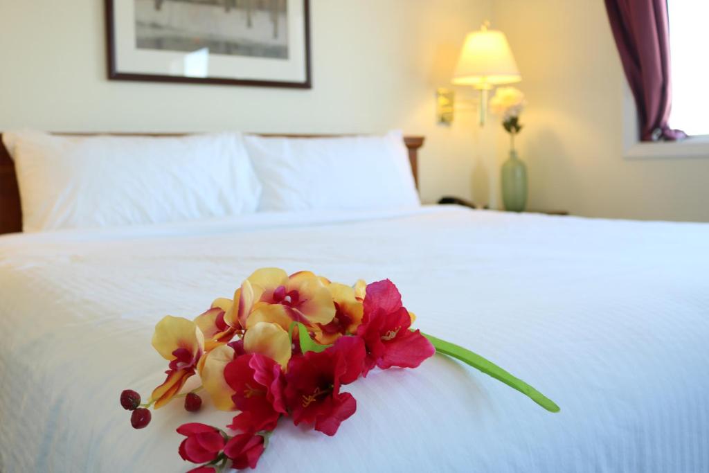 Säng eller sängar i ett rum på Nomad Hotel & Suites