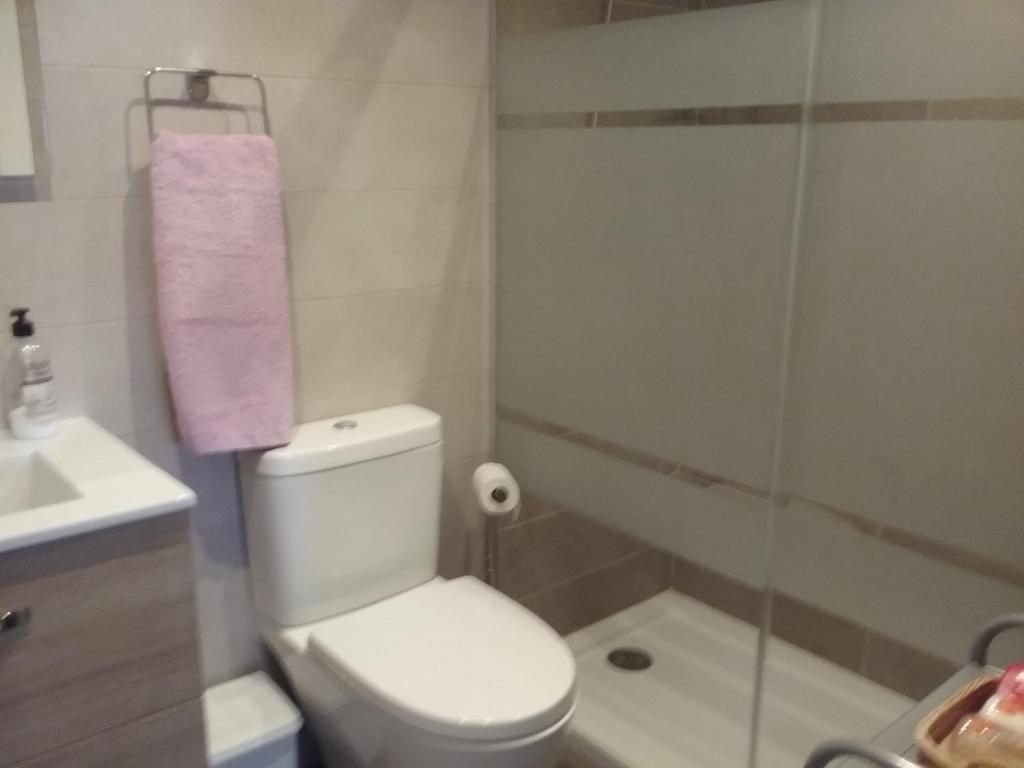 Koupelna v ubytování Apartamento Teatinos Málaga