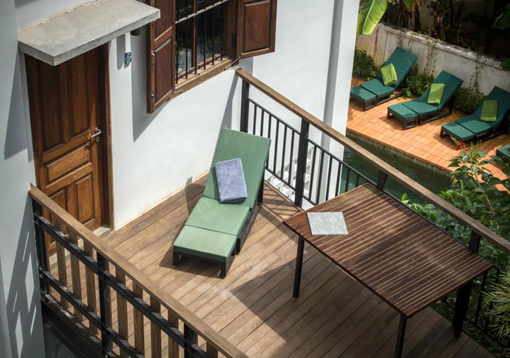 Balkón nebo terasa v ubytování Pages Rooms Hotel