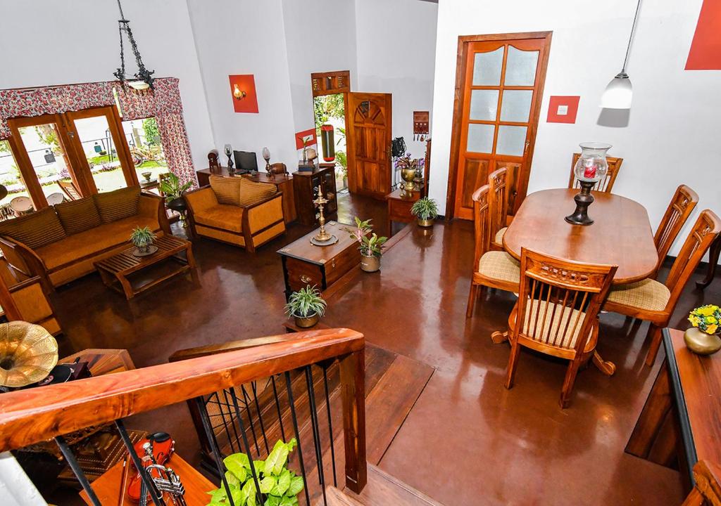 Posezení v ubytování Thotupola Residence