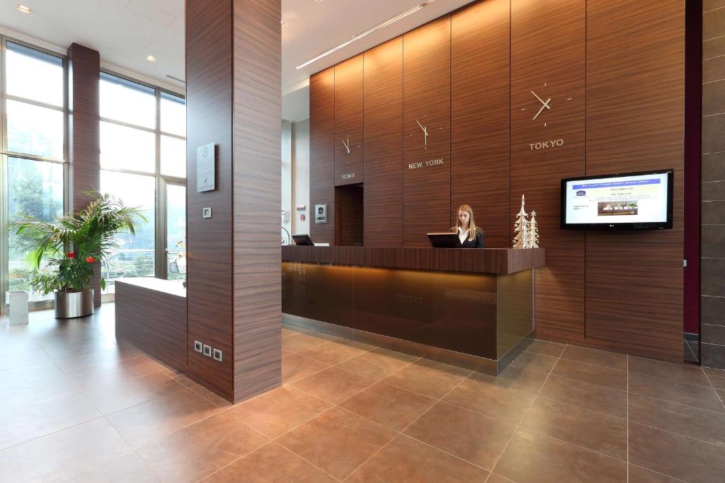 Vstupní hala nebo recepce v ubytování Best Western Plus Hotel Monza e Brianza Palace