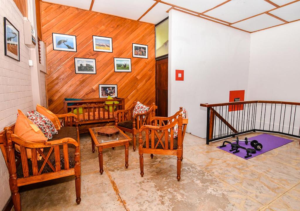 Posezení v ubytování Thotupola Residence