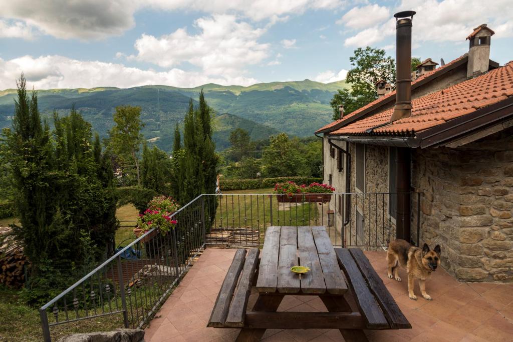 A general mountain view or a mountain view taken from the country house