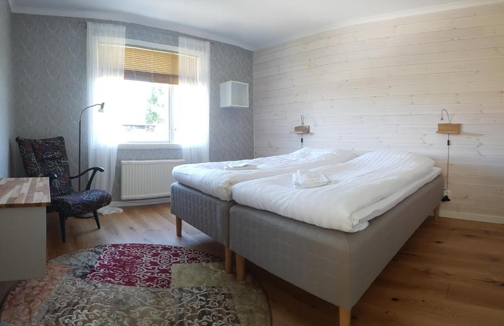 Postel nebo postele na pokoji v ubytování Mittes Rum