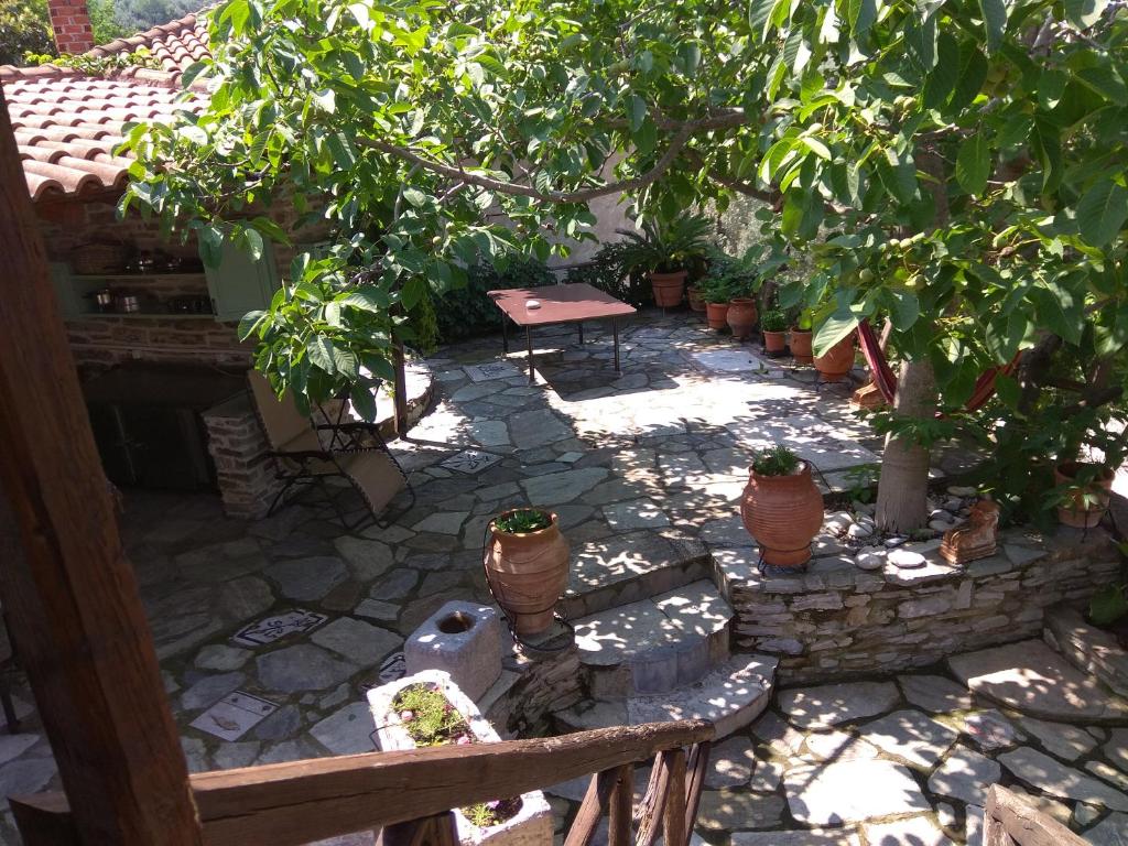 Ogród w obiekcie Pelion Zervochia