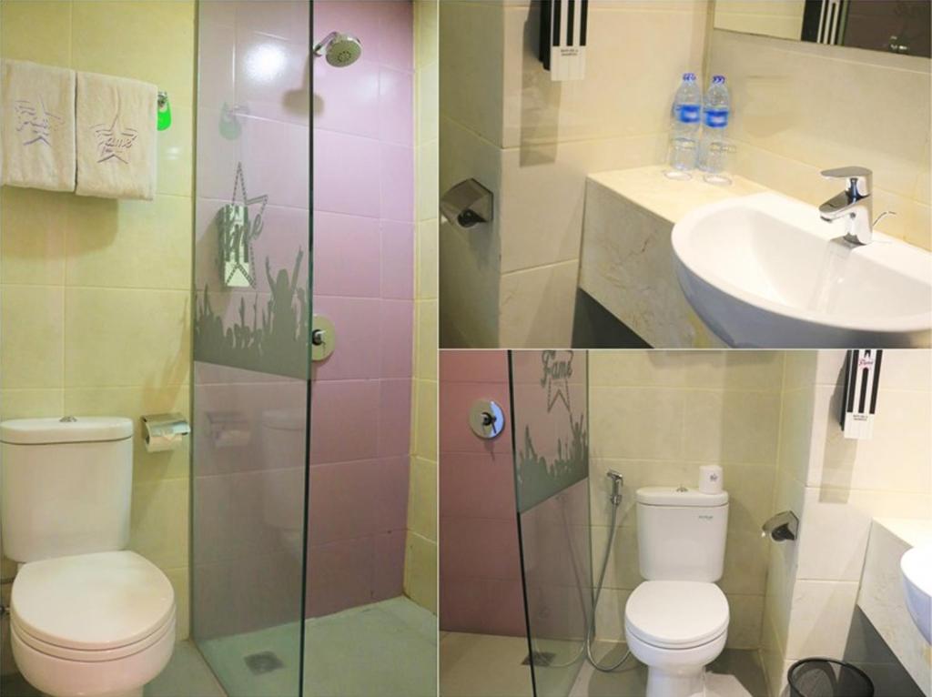 Koupelna v ubytování Fame Hotel Gading Serpong