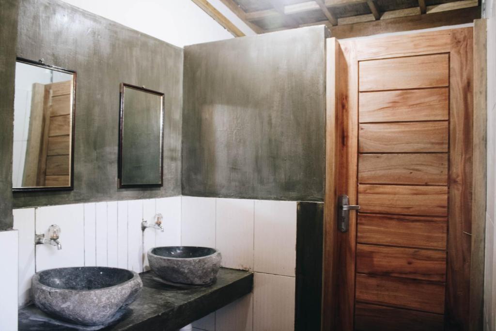 Koupelna v ubytování Mellow Hostel