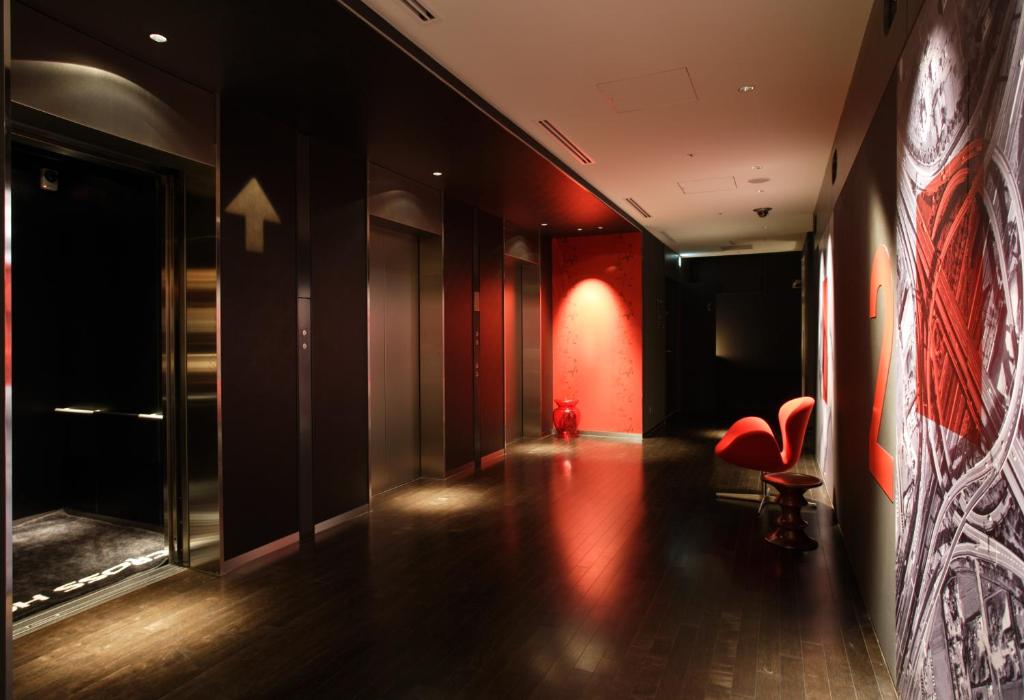 Posezení v ubytování Cross Hotel Sapporo