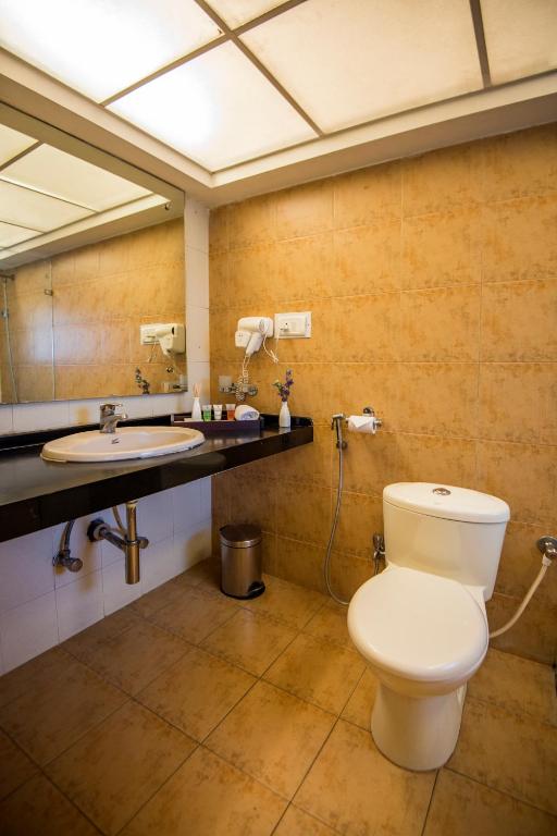 Koupelna v ubytování Hotel Park Central Koregaon Park