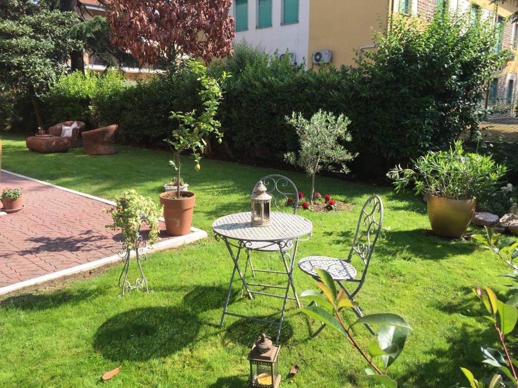 Zahrada ubytování B&B Dolce Olga