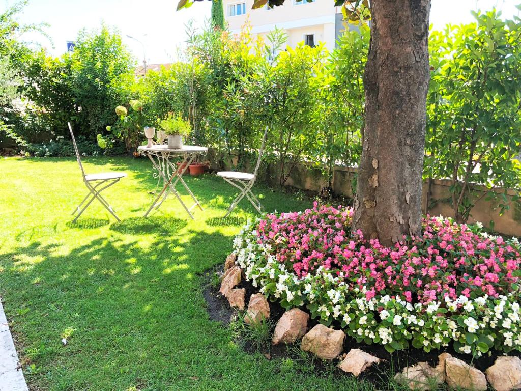 Zahrada ubytování B&B Dolce Olga