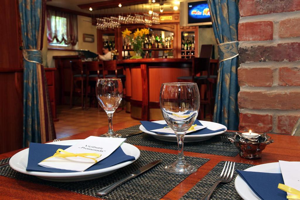 Nápoje v ubytování Hotel Promenada