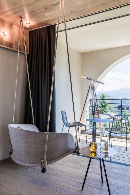 Balkón nebo terasa v ubytování Gloriette Guesthouse Boutiquehotel