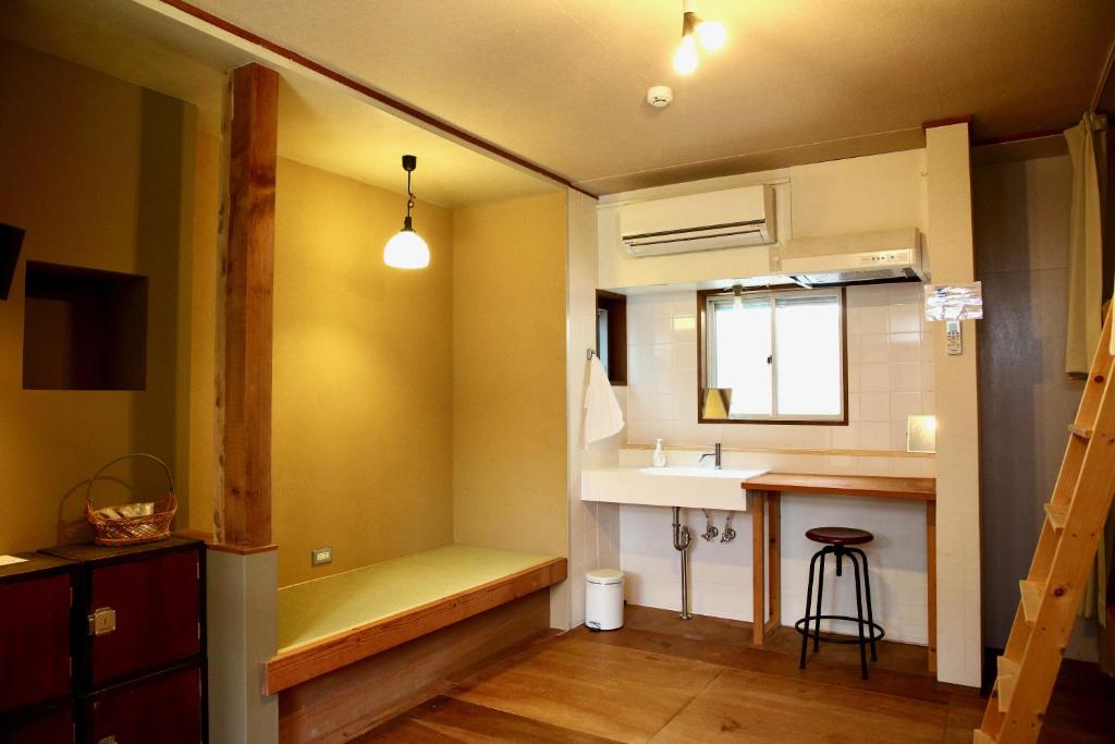 Kuchyň nebo kuchyňský kout v ubytování Yuzan Guesthouse