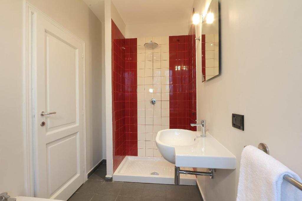 Koupelna v ubytování Hotel Ferrucci