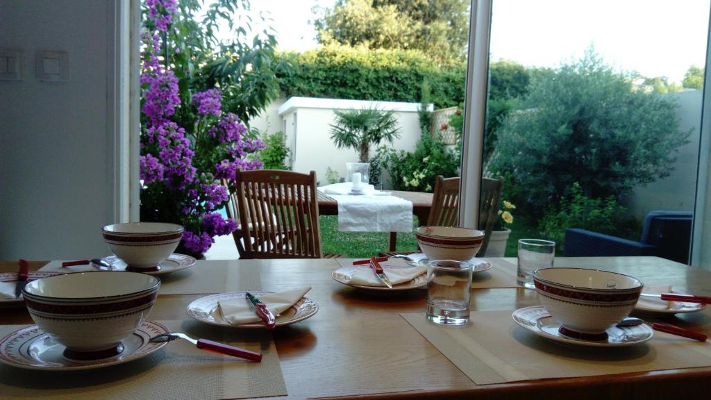 Zahrada ubytování L'Hibiscus Chambre d'Hôte