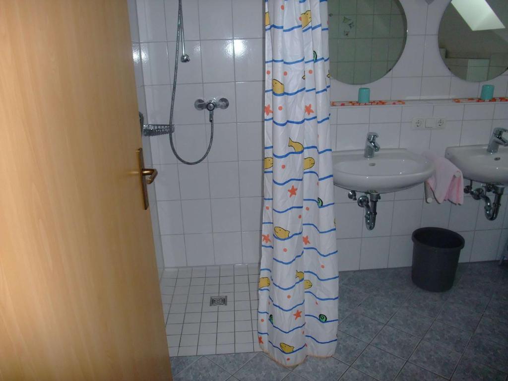Koupelna v ubytování Gasthof Alte Post