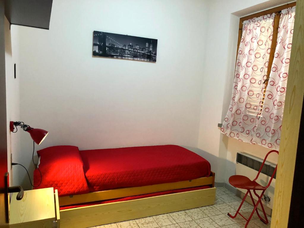 Postel nebo postele na pokoji v ubytování Girino II