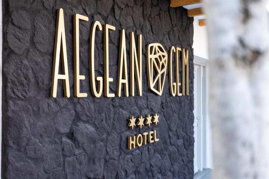 Certifikát, hodnocení, plakát nebo jiný dokument vystavený v ubytování Aegean Gem