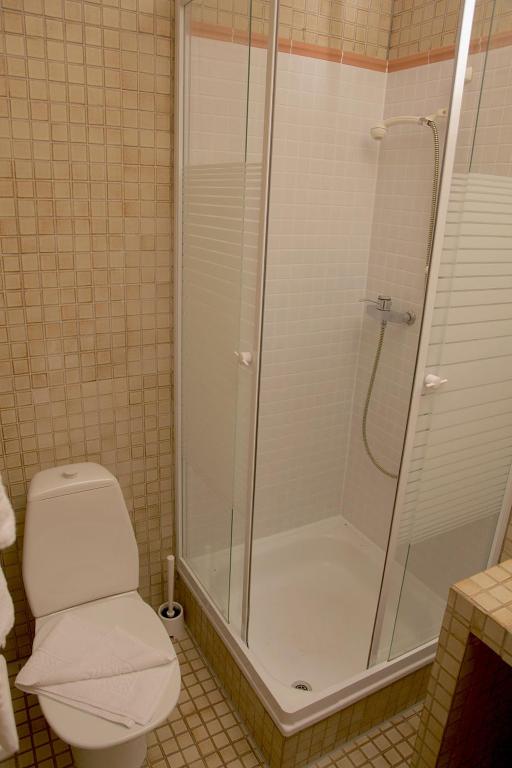 Koupelna v ubytování Appart'Hôtel Residence Dizerens