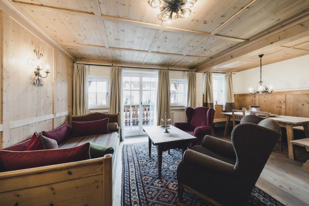 Posezení v ubytování Himmlhof Small Luxury Boutique Hotel