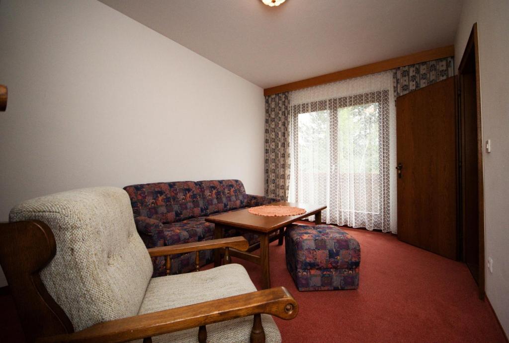 Posezení v ubytování Haus Egger