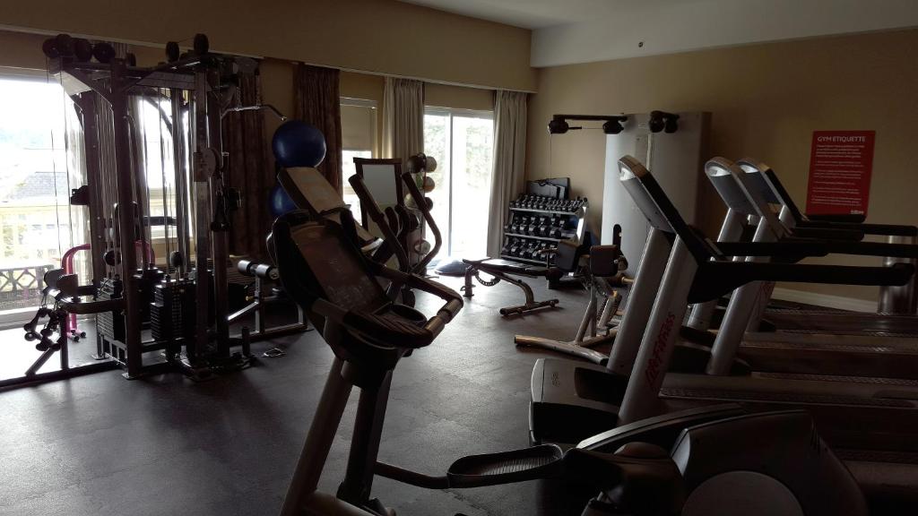Fitness centrum a/nebo fitness zařízení v ubytování Taboo Muskoka
