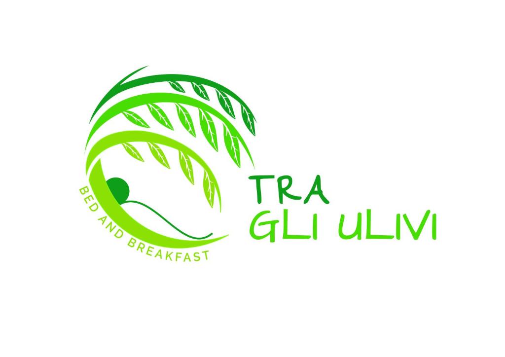 a green logo for a company with a palm tree at B&B Tra gli ulivi in Rocca San Giovanni