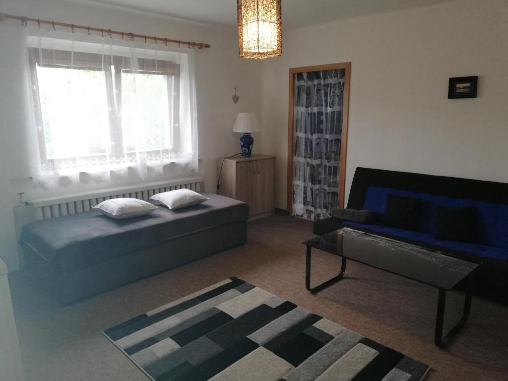 Posezení v ubytování Apartmán Vysočina