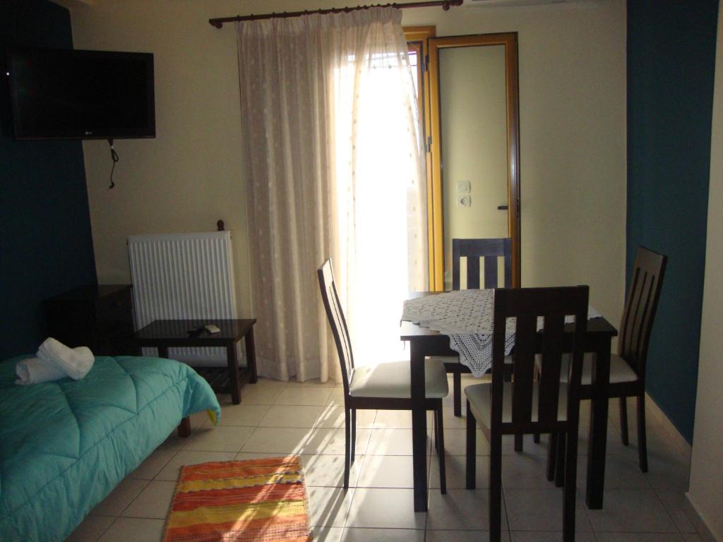 Posezení v ubytování Kafiona Guesthouse