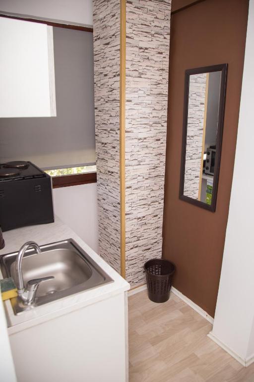 Kuchyň nebo kuchyňský kout v ubytování Apartments Cvetkovic Relax