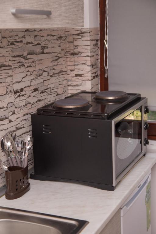 Kuchyň nebo kuchyňský kout v ubytování Apartments Cvetkovic Relax
