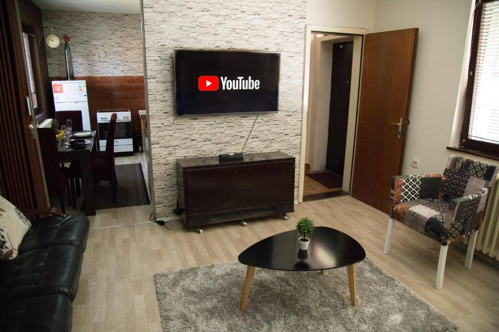 TV a/nebo společenská místnost v ubytování Apartments Cvetkovic Relax