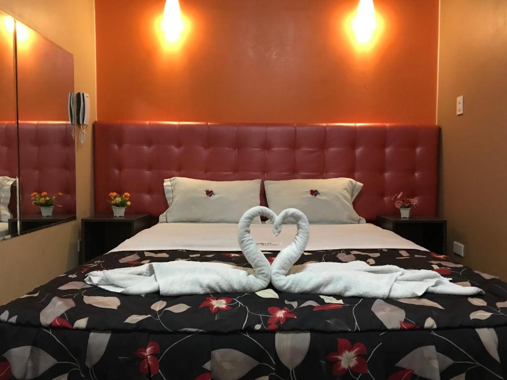 Postel nebo postele na pokoji v ubytování Hotel Manantial No,002