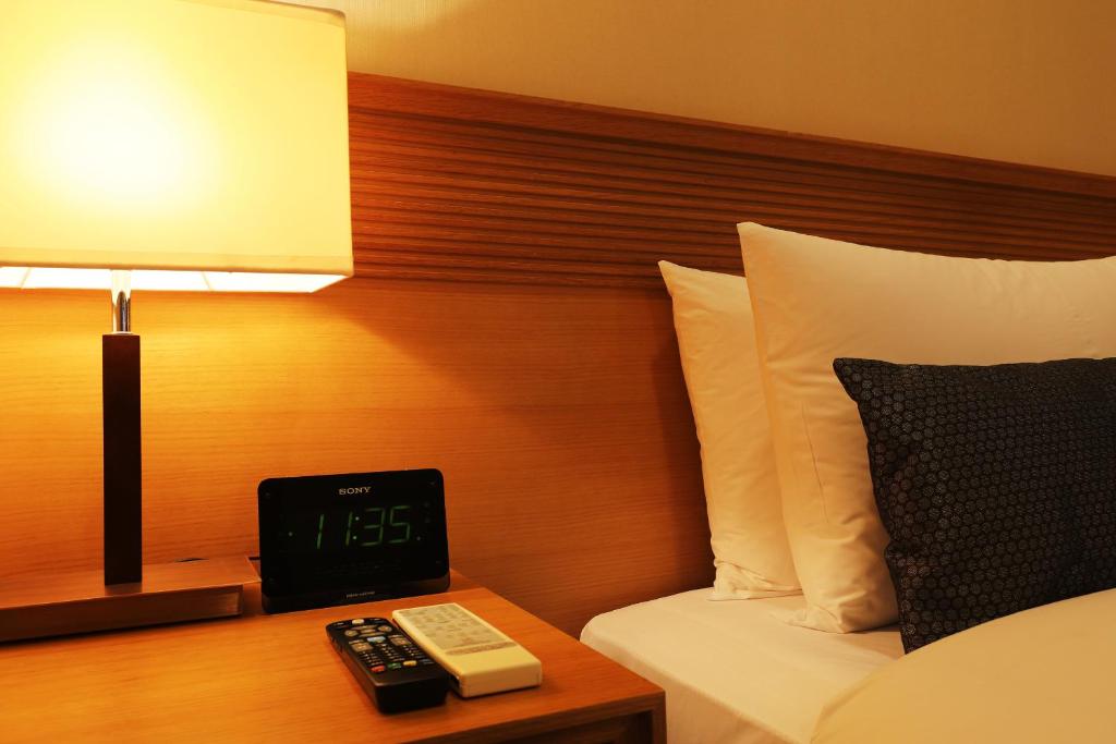 TV a/nebo společenská místnost v ubytování Bridge Hotel Incheon Songdo