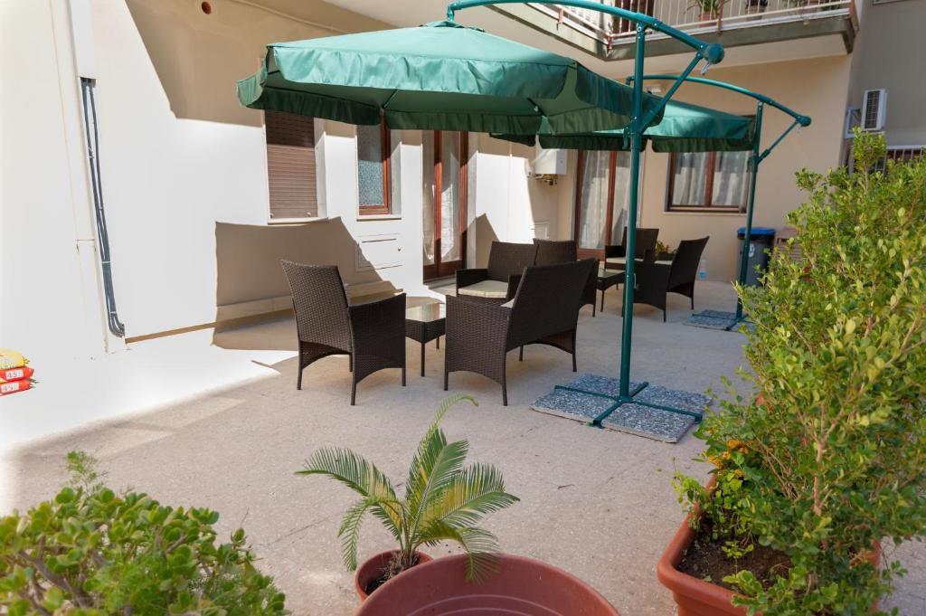 Balkón nebo terasa v ubytování B&B Epipoli