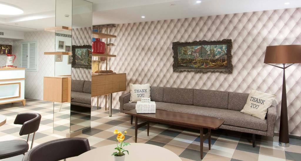Posezení v ubytování Embassy Hotel Tel Aviv