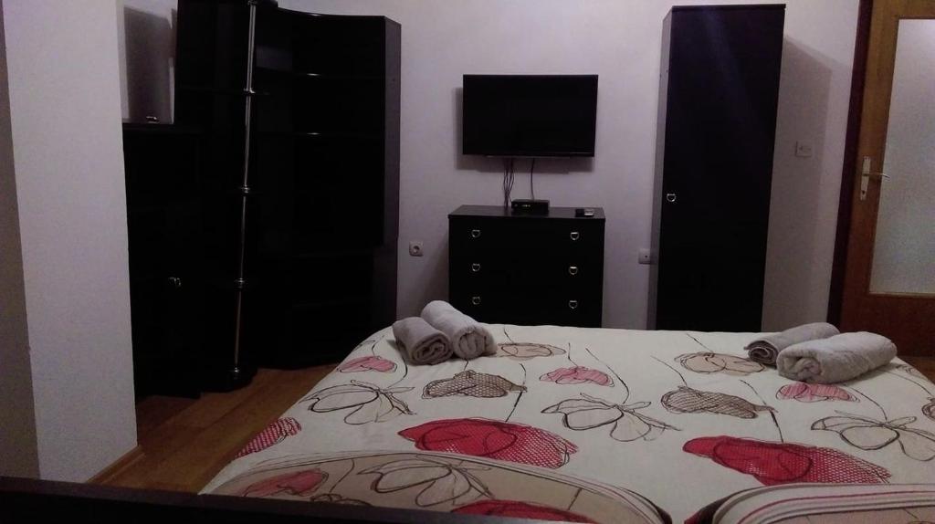 Postel nebo postele na pokoji v ubytování Apartment Denza City Center Sarajevo