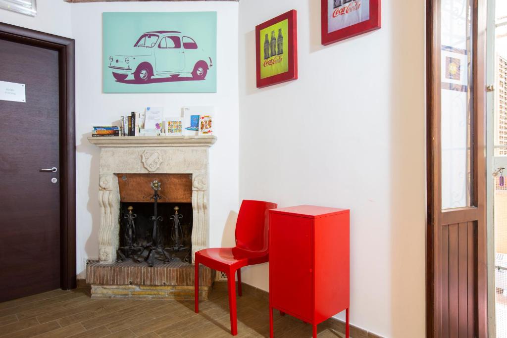 Część wypoczynkowa w obiekcie POP Art B&B