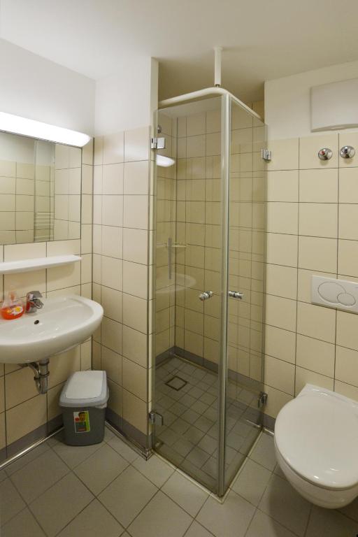 Koupelna v ubytování Villa Ephraim