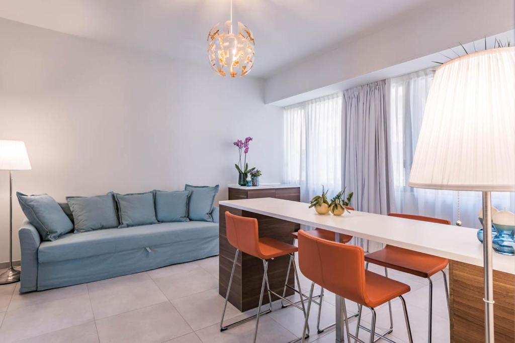 Część wypoczynkowa w obiekcie Le Residenze di Don Nino (Suites & Apartments)