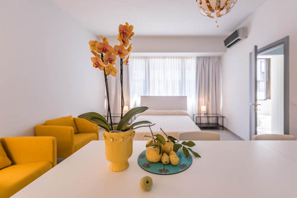 Część wypoczynkowa w obiekcie Le Residenze di Don Nino (Suites & Apartments)
