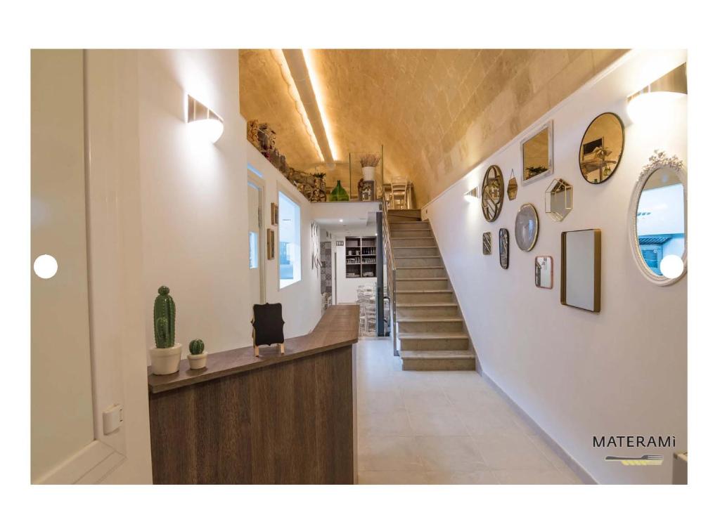 A kitchen or kitchenette at L'Affaccio Dell'Abate